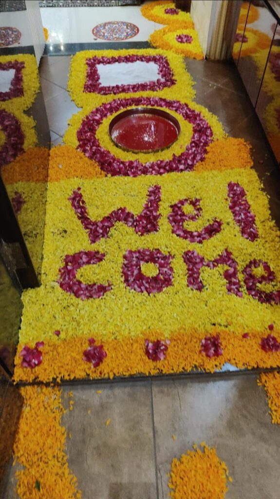 Guruji Welcome at pramukh Aranya Godadara